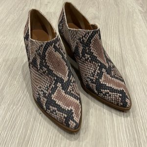 Lucky brand snakeskin boot